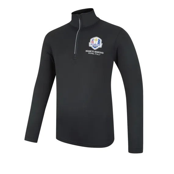 Abacus Dunbar 1/2 Fleece Zip Jacket Navy